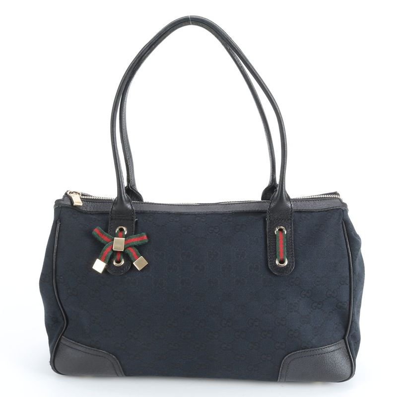 Gucci GG Canvas Prince Leather Tote