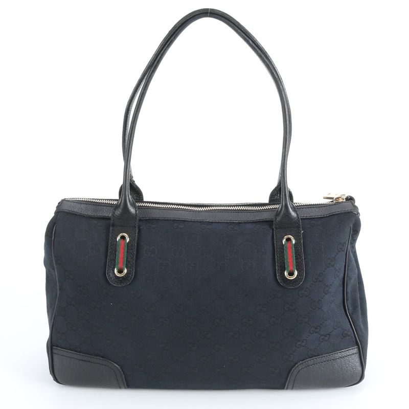 Gucci GG Canvas Prince Leather Tote