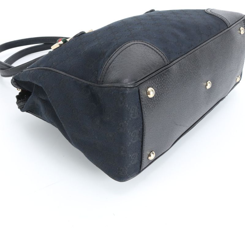Gucci GG Canvas Prince Leather Tote