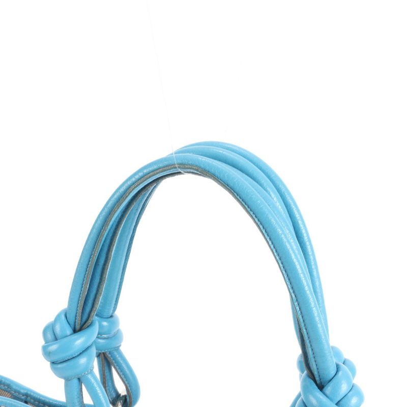 Dior Pana Leather Canvas Handbag Tote Rbm