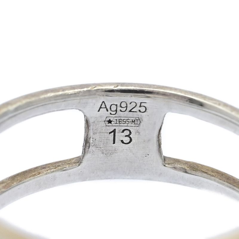 Gucci Signature Logo GG Ring 53 Silver