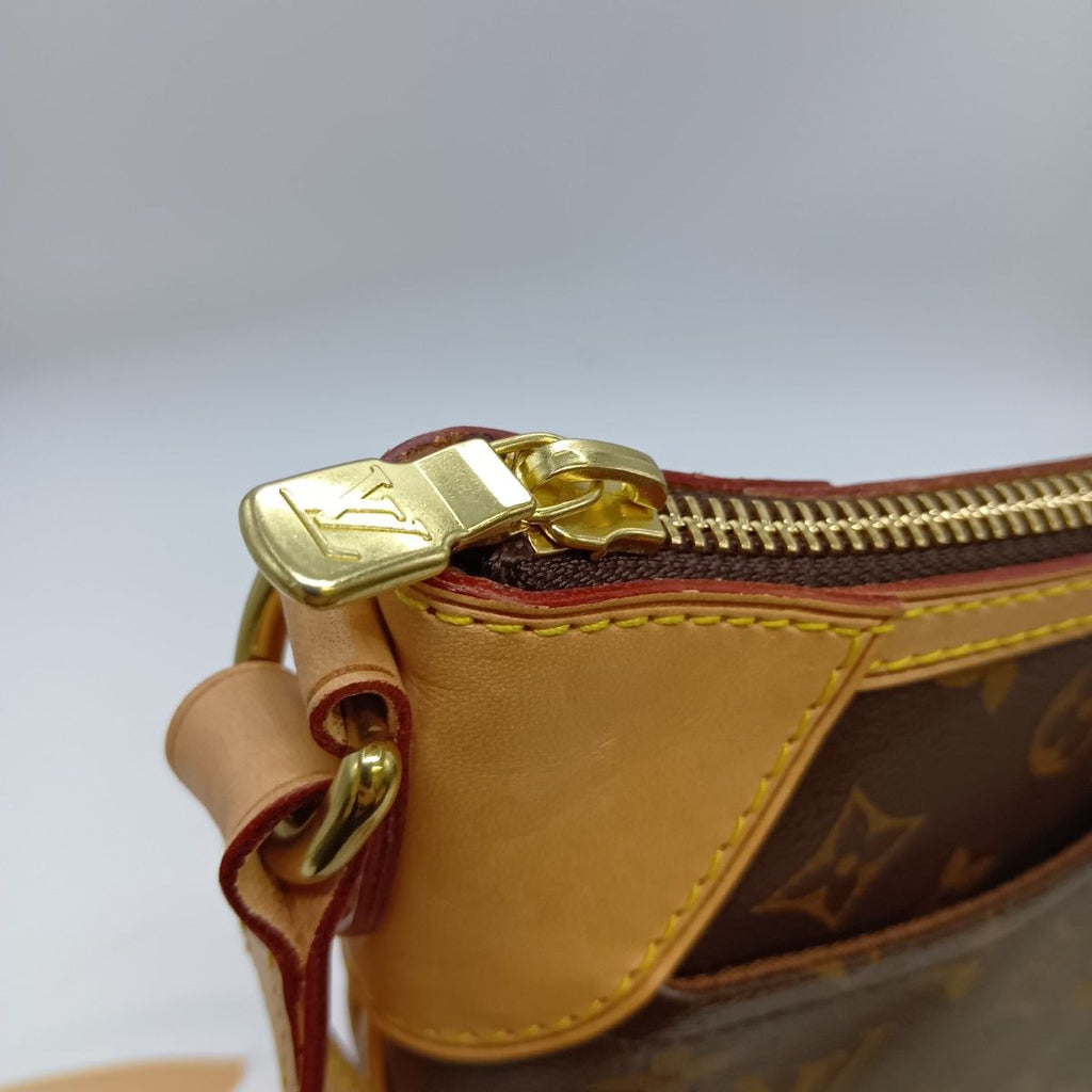 Louis Vuitton Monogram Odeon PM Shoulder Bag Brown — view 7