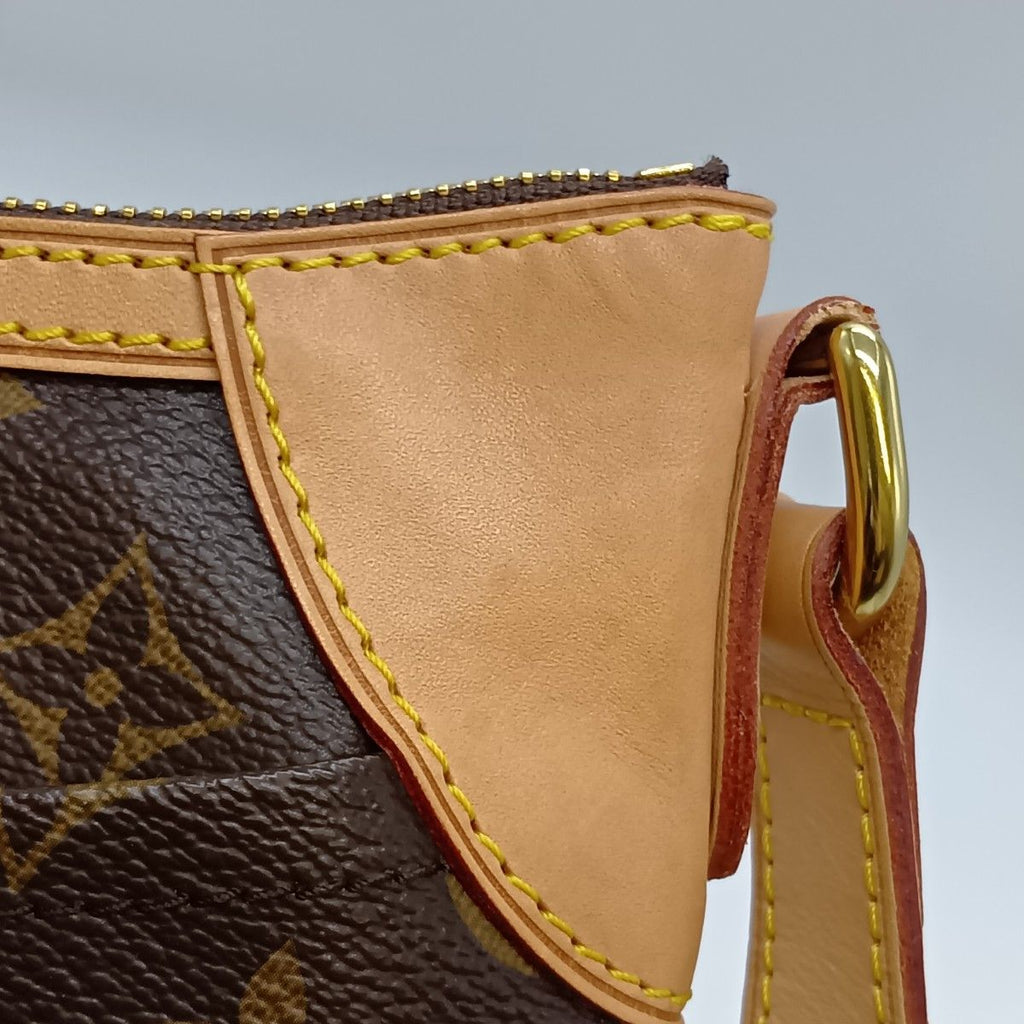 Louis Vuitton Monogram Odeon PM Shoulder Bag Brown — view 8