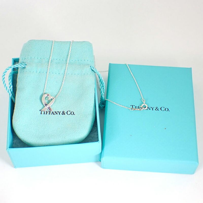 Tiffany & Co 925 Loving Diamond Pendant