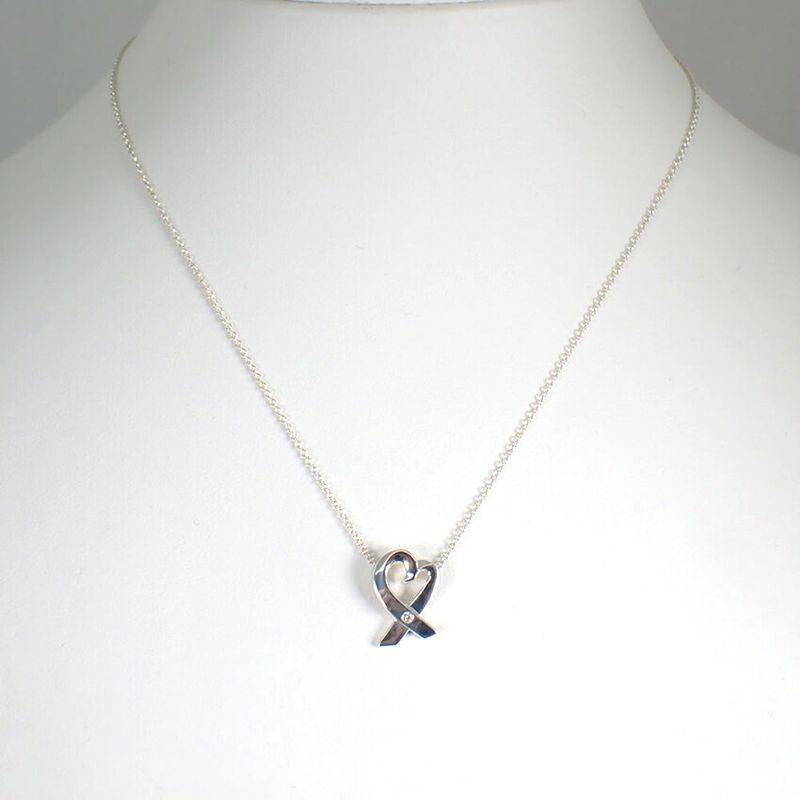 Tiffany & Co 925 Loving Diamond Pendant