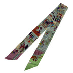 Hermes Twilly Scarf Silk la Maison Des Carres Carre Box