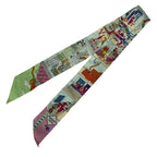 Hermes Twilly Scarf Silk la Maison Des Carres Carre Box