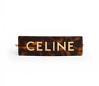 Celine Hairpin Hair Slide Tortoiseshell Pattern
