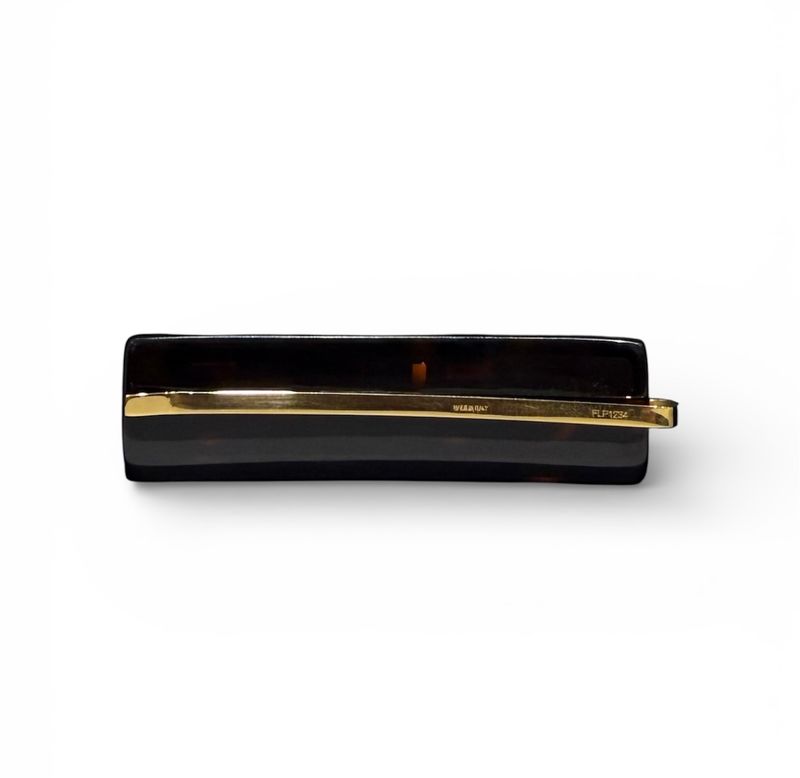 Celine Hairpin Hair Slide Tortoiseshell Pattern