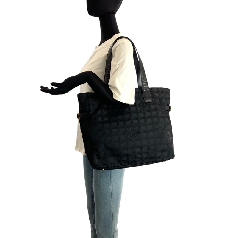 Chanel New Travel CC Logo Leather