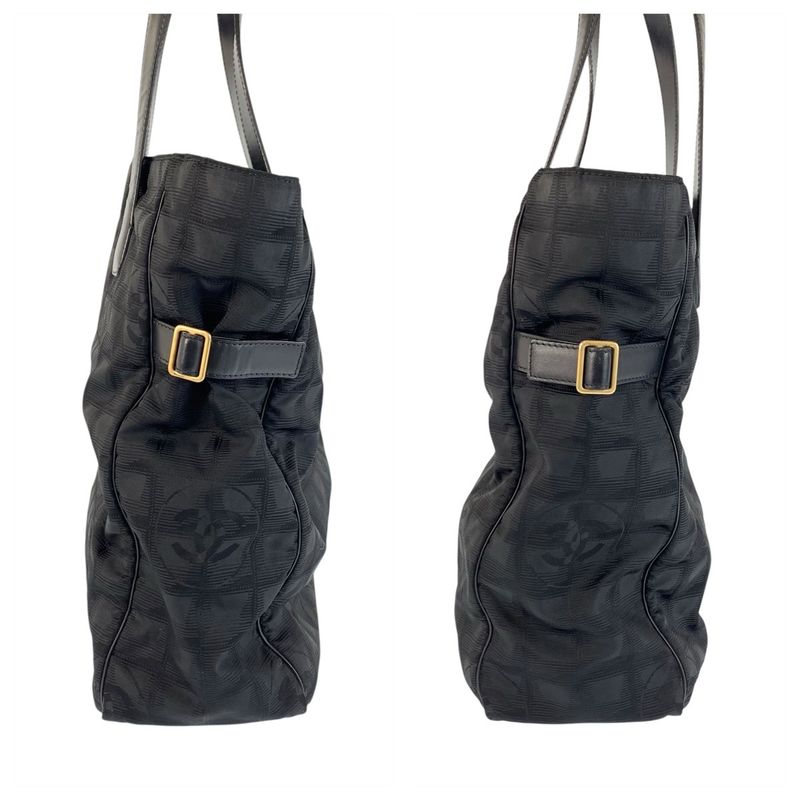 Chanel New Travel CC Logo Leather