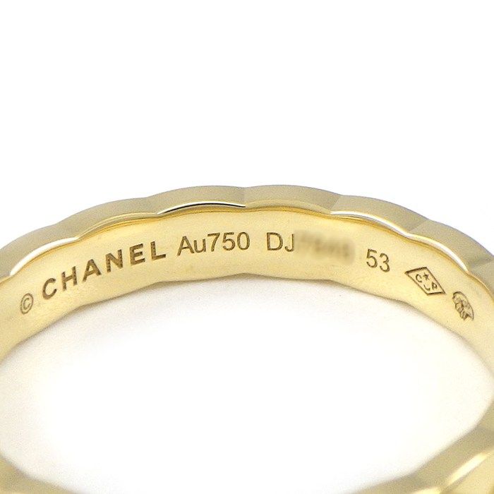 Chanel Ring Coco Crush Mini 18K Yellow Gold 53