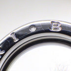 Bvlgari Ring B-zero One Band Logo 18K White Gold