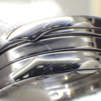 Bvlgari Ring B-zero One Band Logo 18K White Gold