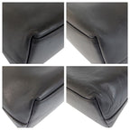 Gucci Bamboo Black Gold Leather 001 0 Shoulder Bag