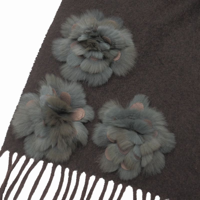Fendi Scarf Fringe Shawl