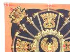 Hermes Scarf Carre 90 Multicolor Silk Caty Ancient Egyptian Scarab