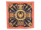 Hermes Scarf Carre 90 Multicolor Silk Caty Ancient Egyptian Scarab