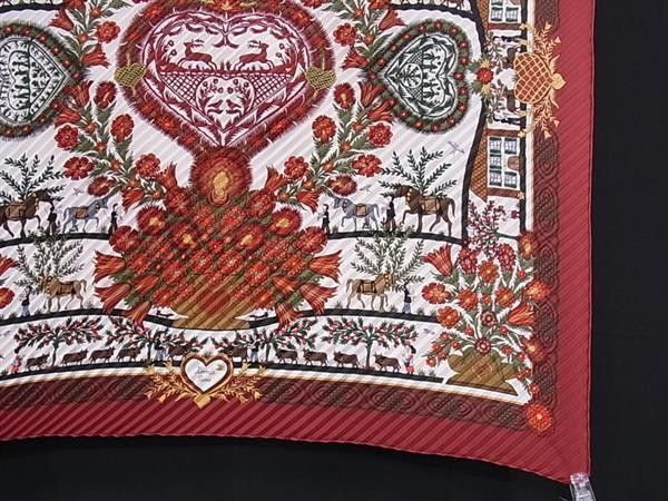 Hermes Pliss Scarf Carre Plisse Multicolor Silk Decoupages Paper