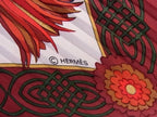 Hermes Pliss Scarf Carre Plisse Multicolor Silk Decoupages Paper