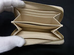 Louis Vuitton Coin Case Zippy Purse White Damier Azur Gold