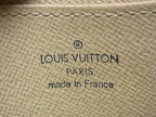 Louis Vuitton Coin Case Zippy Purse White Damier Azur Gold