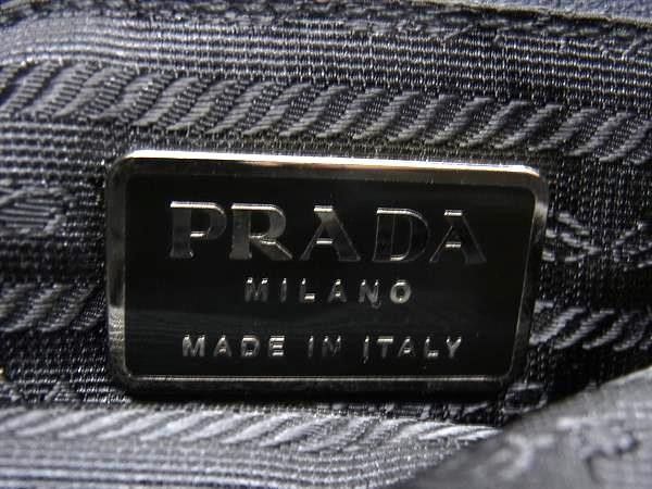Prada Shoulder Bag Green Black Tessuto