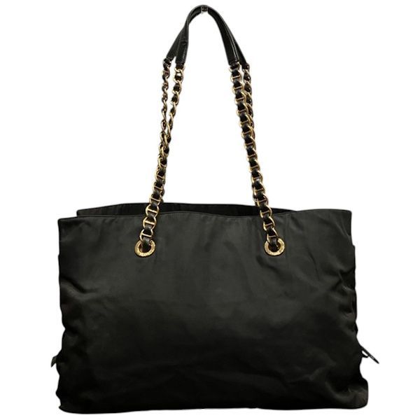 Prada Tessuto Nylon Chain Shoulder Bag — view 2