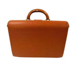 Louis Vuitton Epi Serviette Fermoir Bag Handbag Business Cipango — view 2