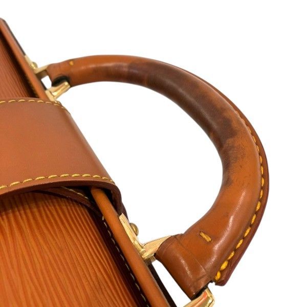 Louis Vuitton Epi Serviette Fermoir Bag Handbag Business Cipango — view 6