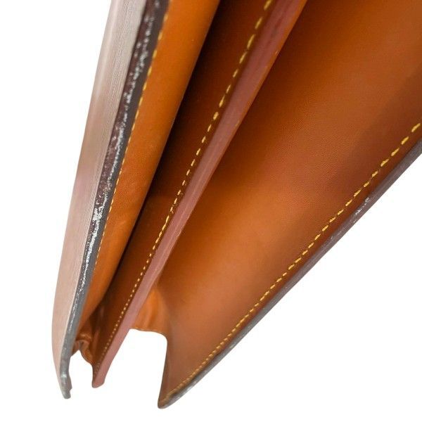 Louis Vuitton Epi Serviette Fermoir Bag Handbag Business Cipango — view 9
