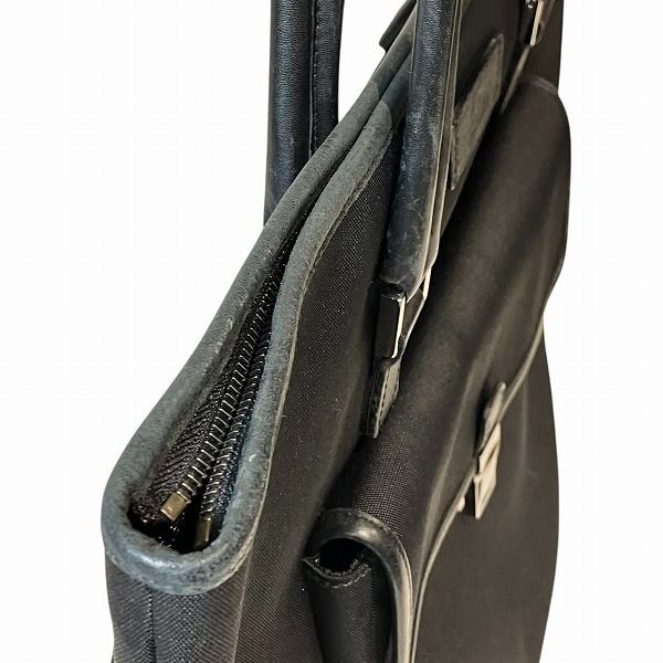 Gucci GG Supreme Nylon Leather Tote — view 7
