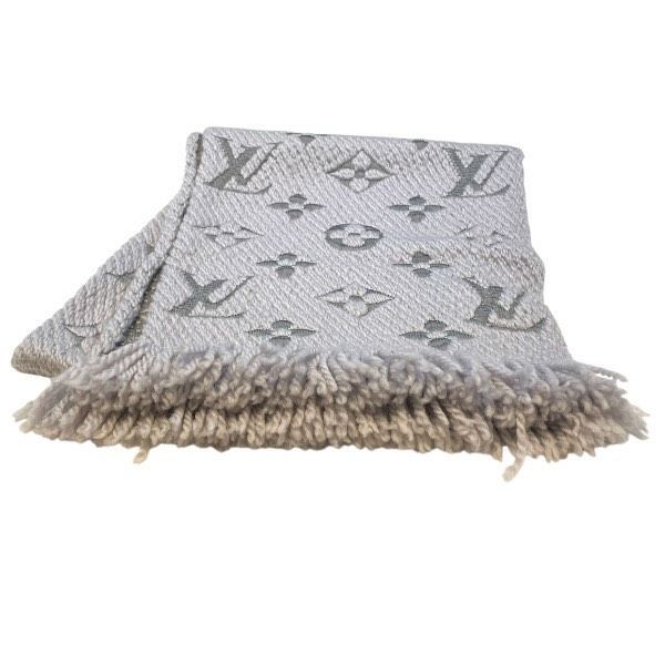 Louis Vuitton Logomania Scarf Silk Wool — view 3