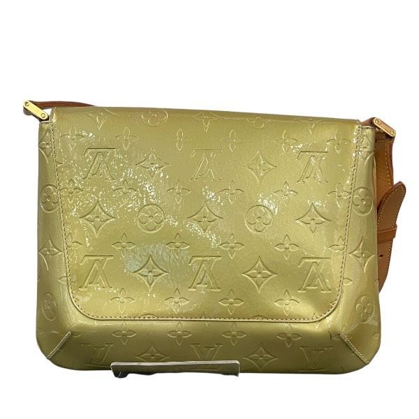 Louis Vuitton Monogram Vernis Thompson Street Shoulder Bag Lime Yellow — view 2