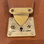 Louis Vuitton Epi Serviette Fermoir Bag Handbag Business Cipango — view 4