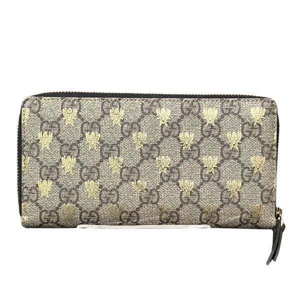 Gucci GG Supreme Bi Zip Around Wallet — view 2