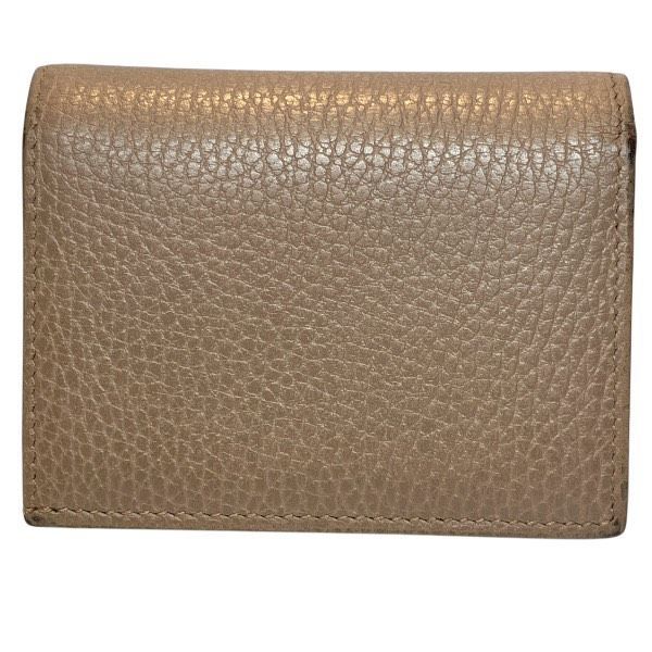 Gucci GG Marmont Beige Leather Bifold Wallet — view 2