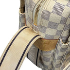 Louis Vuitton Damier Azur Naviglio Shoulder Bag — view 6