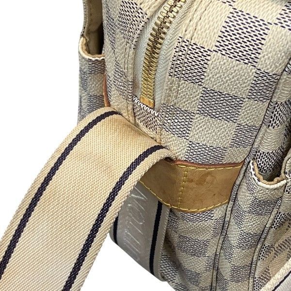 Louis Vuitton Damier Azur Naviglio Shoulder Bag — view 6