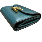 Celine Triomphe Small Flap Compact Wallet Trifold — view 8