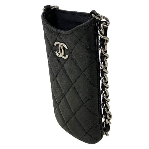 Chanel CC Logo Chain Phone Case Pouch — view 9