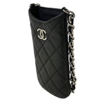 Chanel CC Logo Chain Phone Case Pouch — view 9
