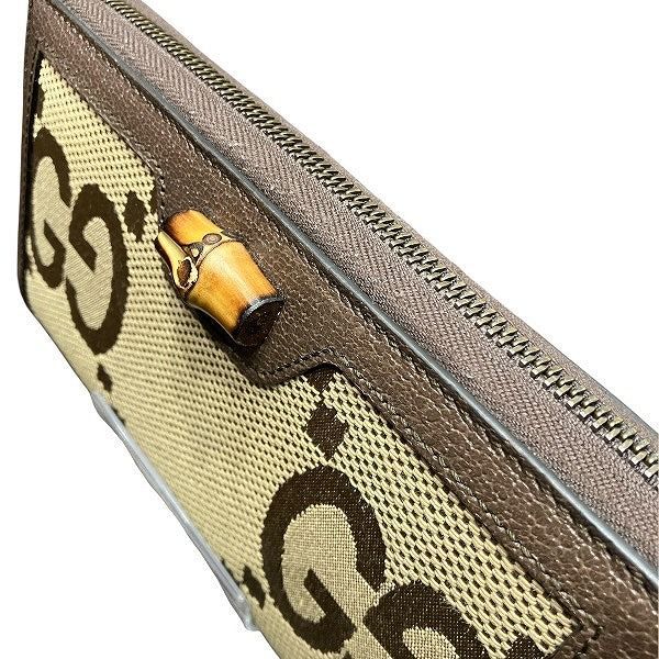 Gucci GG Campus Bamboo Zip Around Wallet — view 7