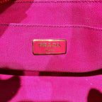 Prada Canapa Pink Canvas Tote — view 4