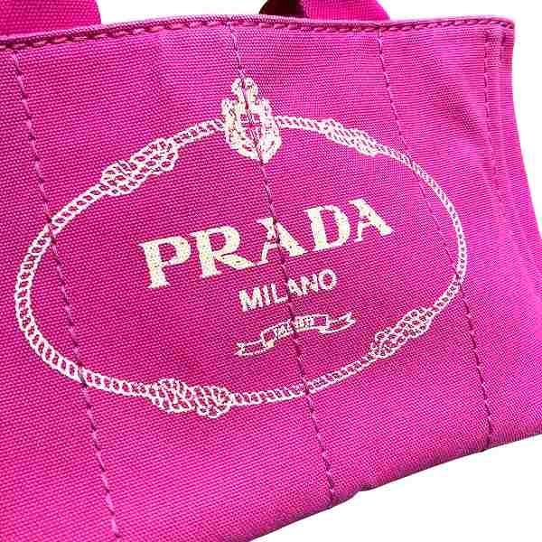 Prada Canapa Pink Canvas Tote — view 7