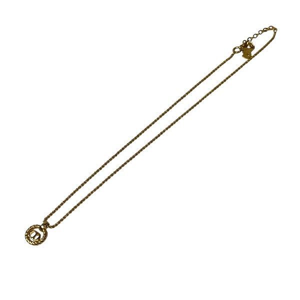 Dior Twist Circle CD Logo Necklace — view 3
