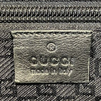 Gucci GG Supreme Nylon Leather Tote — view 4