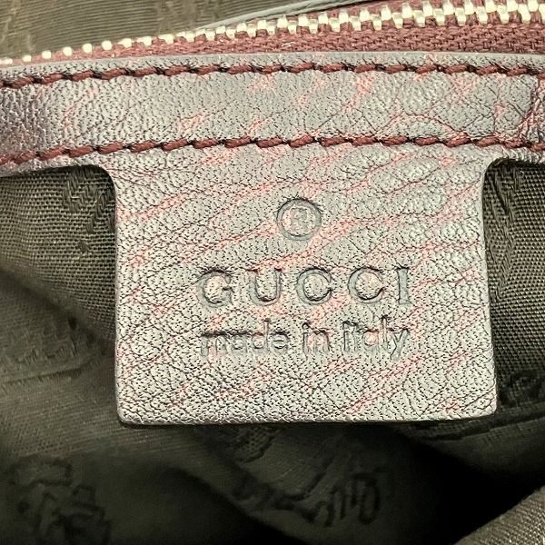 Gucci Bamboo Tote Leather Canvas Beige Brown — view 4