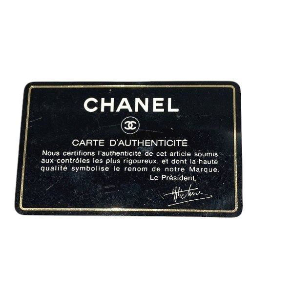 Chanel Bicolor Lambskin Bifold Wallet Serial — view 5