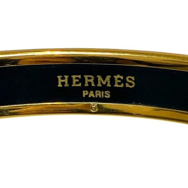 Hermes Enamel PM Cloisonne Red Bangle X — view 2